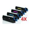 Compatible Pack 4 x OKI C3100/3200/5100/5200/ 5300/5400/5510/5540