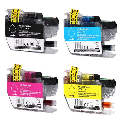 Compatible Pack 4x Brother LC3217