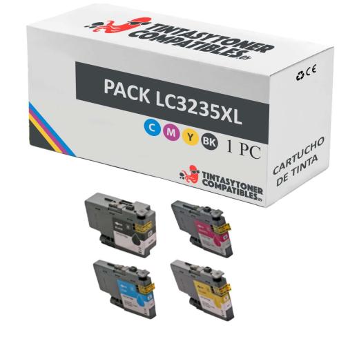 Compatible Pack 4x Brother LC3235 XL / LC3233