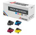 Compatible Pack 4x Brother LC422XL