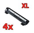 Compatible Pack 4x Brother TN-1050XL