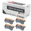 Compatible Pack 4x Brother TN-2220XL