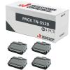 Compatible Pack 4x Brother TN-3520
