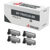Compatible Pack 4x Brother TN2510 Negro