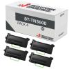 Compatible Pack 4x Brother TN3600