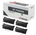 Compatible Pack 4x Brother TN3600