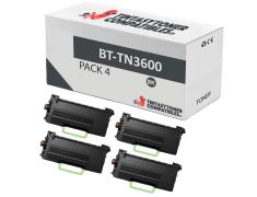 Compatible Pack 4x Brother TN3600
