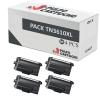 Compatible Pack 4x Brother TN3610XL Negro