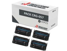 Compatible Pack 4x Canon 057 Negro