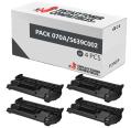 Compatible Pack 4x Canon 070A Negro