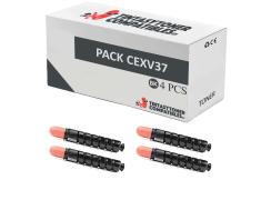 Compatible Pack 4x Canon C-EXV37