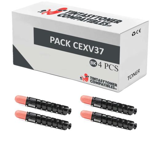Compatible Pack 4x Canon C-EXV37