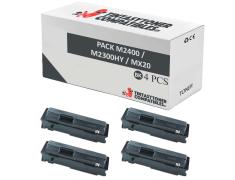Compatible Pack 4x Epson M2400 / M2300HY / MX20