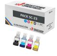 Compatible PACK 4X Epson SC23