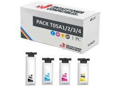 Compatible Pack 4x Epson T05A1/2/3/4 Tinta Pigmentada
