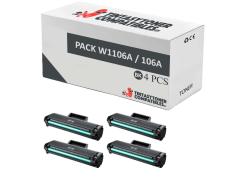 Compatible Pack 4x HP 106A / W1106A