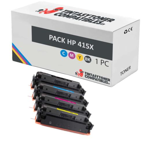 Compatible Pack 4x HP 415X / HP W2030/1/2/3X