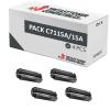 Compatible Pack 4x HP C7115A Negro