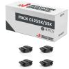 Compatible Pack 4x HP CE255X Premium