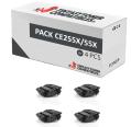 Compatible Pack 4x HP CE255X Premium
