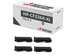 Compatible Pack 4x HP CF226X-XL Negro Premium