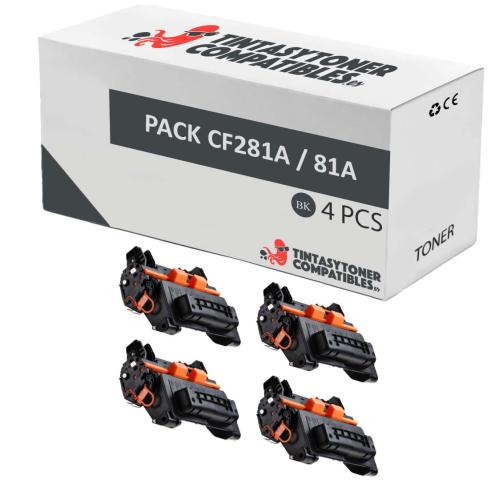 Compatible Pack 4x HP CF281A
