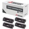 Compatible Pack 4x HP Q5949A Negro