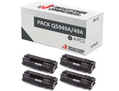 Compatible Pack 4x HP Q5949A Negro