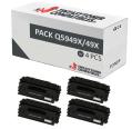 Compatible Pack 4x HP Q5949X Negro