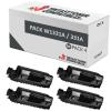 Compatible Pack 4x Hp W1331A Negro