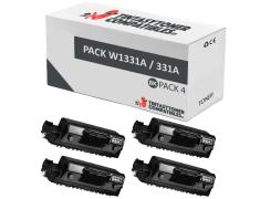 Compatible Pack 4x Hp W1331A Negro