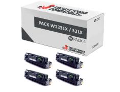 Compatible Pack 4x Hp W1331X Negro