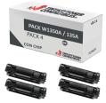 Compatible Pack 4x HP W1350A Negro