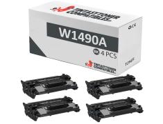 Compatible Pack 4x HP W1490A Negro