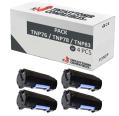 Compatible Pack 4x Konica Minolta TNP76 / TNP78 / TNP83 Negro