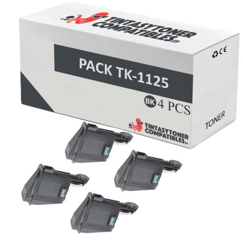 Compatible Pack 4x Kyocera TK-1125