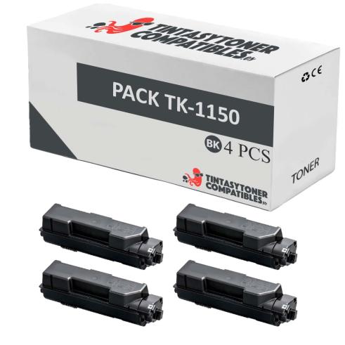Compatible Pack 4x Kyocera TK-1150