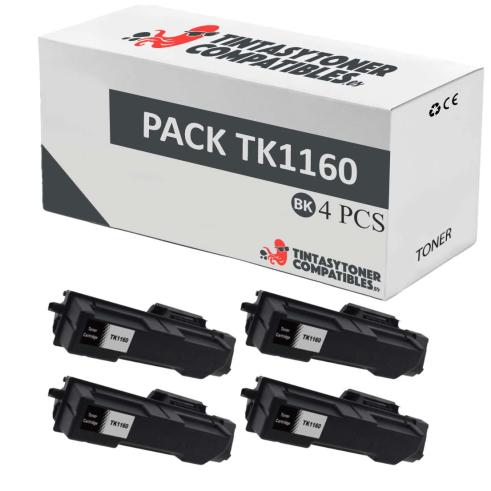 Compatible Pack 4x Kyocera TK-1160