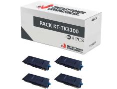 Compatible Pack 4x Kyocera TK-3100 / TK-3110 / TK-3130