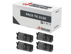 Compatible Pack 4x Kyocera TK-3150