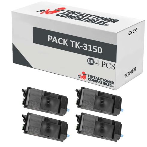 Compatible Pack 4x Kyocera TK-3150