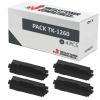 Compatible Pack 4x Kyocera TK1260 Negro