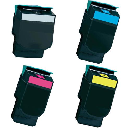 Compatible Pack 4x Lexmark CX310 / CX410 / CX510