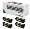 Compatible PACK 4X Lexmark MS417 / MS517 / MS617 / MX417 / MX517 / MX617 Negro