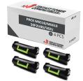 Compatible PACK 4X LEXMARK MS510 / MS610