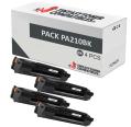 Compatible Pack 4x Pantum PA210 Negro