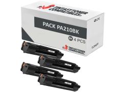 Compatible Pack 4x Pantum PA210 Negro