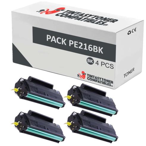 Compatible Pack 4x Pantum PE216 Negro
