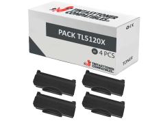 Compatible Pack 4x Pantum TL-5120X Negro