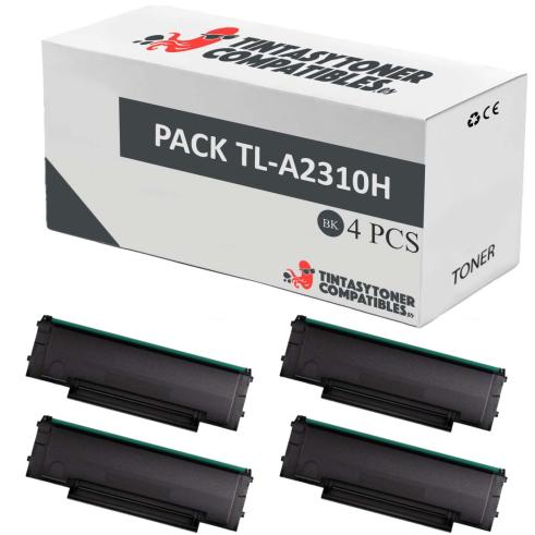 Compatible Pack 4x Pantum TL-A2310H Negro
